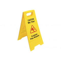 TrueCraftware ? 24" x 12", Wet Floor Caution Sign, Yellow Color