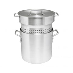 TrueCraftware ? 3 Piece Set - 20 qt. Aluminum Pasta Cooker- Multipurpose Pasta Pot with Strainer Lid- Pasta Pot Cookware for Home Kitchen Restaurant Commercial Cooking Tool