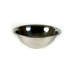 TrueCraftware- Set of 12 - Stainless Steel Mixing Bowls - 6.5" Wide - Flat Bottom and Rim