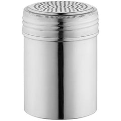 TrueCraftware - Set of 12 - Stainless Steel Dredge Shakers without Handle - 10 Ounce - Spice Shaker - 10 oz Spice Dispenser for Cooking - Powder Sugar Shaker