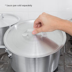 TrueCraftware ? 8-1/2 qt. Aluminum Saucepan Lid ? Cooking Sauce Pot Lid Multipurpose Sauce pans Cover for Home Kitchen or Restaurant, NSF Certified