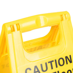 TrueCraftware ? 24" x 12", Wet Floor Caution Sign, Yellow Color