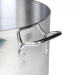 TrueCraftware ? 8 qt. Aluminum Sauce Pot ? Multipurpose Pot for Pasta Soup Pot Large Sauce pot Stew Pot Simmering Pot Dishwasher Safe, NSF Certified