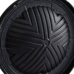 TrueCraftware ? 10-1/4" Round Heavy-Duty Cast Iron Stovetop Barbecue Plate, Griddle Pan for Stove Top, Gas Range Grilling Pan, 26 CM
