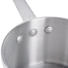 TrueCraftware ? 4-1/2 qt. Aluminum Saucepan ? Mirror Finish Cooking Sauce Pot Multipurpose Sauce pans for Home Kitchen or Restaurant, NSF Certified