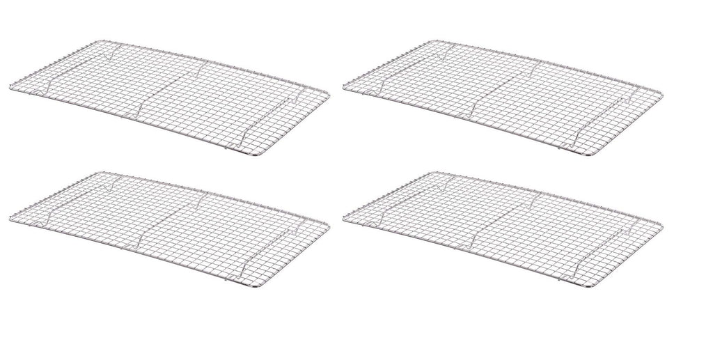 4 - TrueCraftware Chrome Plated Wire Pan Grate - Cooling Racks 10" x 18"