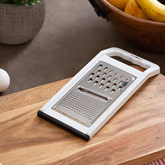 TrueCraftware ? Stainless Steel Grater, Multi-Use Grater/ Slicer, Stainless Steel Slicer with Polypropylene Frame