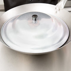 TrueCraftware ? 13-1/4" Aluminum Wok Cover Lid, Frying Pan Cover Pan Cover Wok Lid