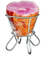 TrueCraftware ? Wire Spiral Ham Holder, for Ham up to 10-Pounds, 6-Inches Tall, Chrome Plated