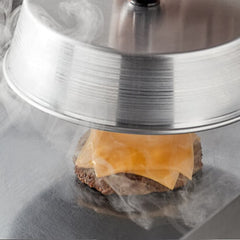 TrueCraftware 8" Basting Cover - Burger Cover - Cheese Melting Dome with Knob