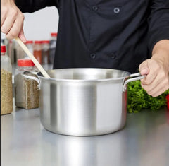 TrueCraftware ? 5 qt. Aluminum Sauce Pot ? Multipurpose Pot for Pasta Soup Pot Large Sauce pot Stew Pot Simmering Pot Dishwasher Safe, NSF Certified