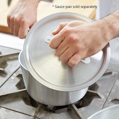 TrueCraftware ? 2-3/4 qt. Aluminum Saucepan Lid ? Cooking Sauce Pot Lid Multipurpose Sauce pans Cover for Home Kitchen or Restaurant, NSF Certified