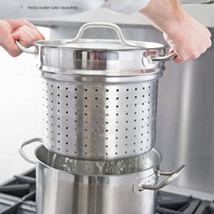 TrueCraftware ? 12 qt. Stainless Steel Pasta Cooker Lid - Multipurpose Pasta Pot Pasta Cooker Steamer Cover Oven Safe & Dishwasher Safe