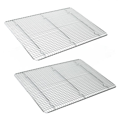 TrueCraftware ?Set of 2- Chrome Plated Footed Wire Icing/Cooling Rack, 12