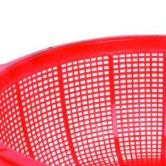TrueCraftware - Colander Strainer Basket with Grip Handles - Wash Vegetables and Fruits Drain Cooked Pasta, 18-1/2" Diameter x 5-3/4" Height